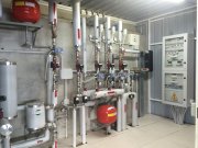 Centrale di produzione riscaldamento ed acqua calda sanitaria in pompa di calore 